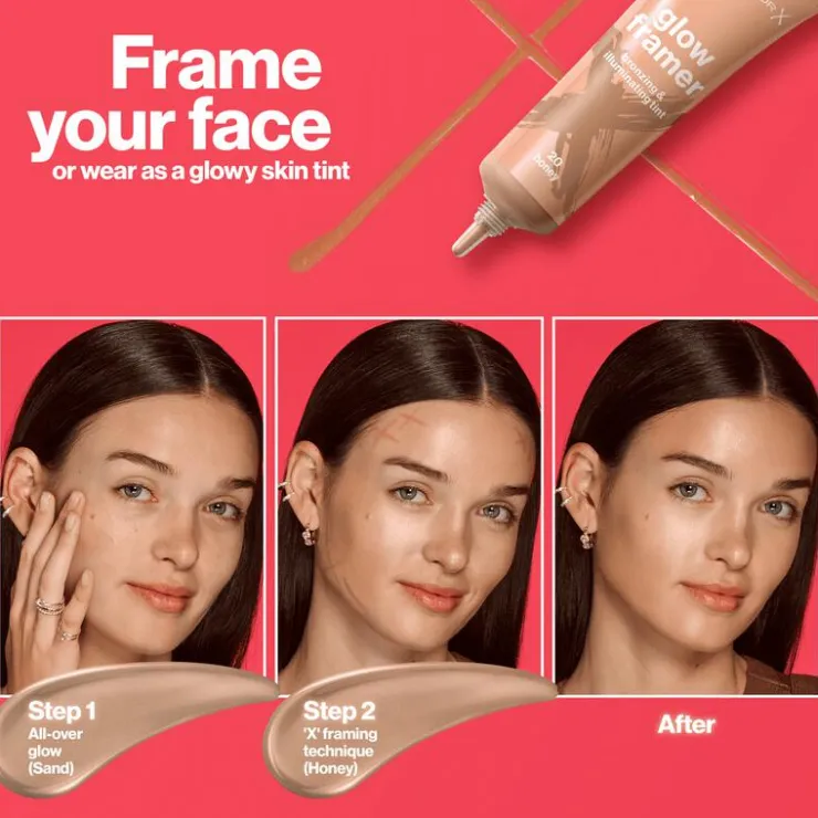 Max Factor Glow Framer bronzer en highlighter - Beige -
