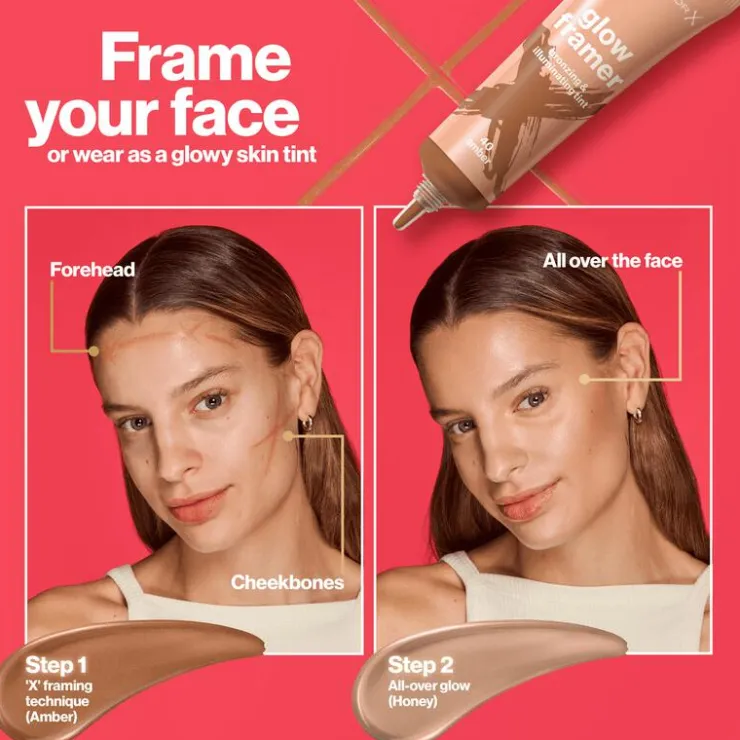 Max Factor Glow Framer bronzer en highlighter - Beige -