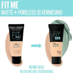 Maybelline New York Fit Me Matte + Poreless Foundation 30 ML