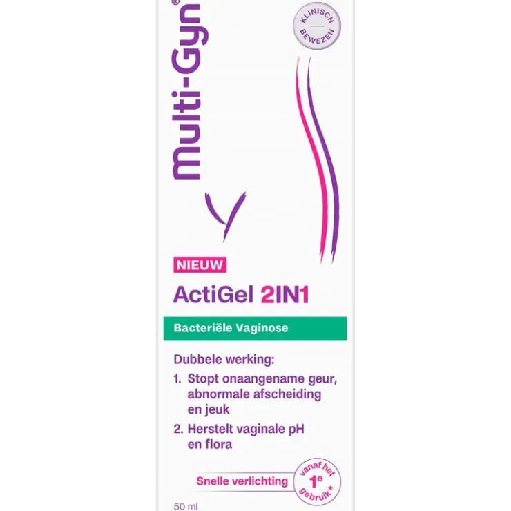 Multigyn Multi-Gyn ActiGel 2in1 bij bacteriële vaginose 50ml