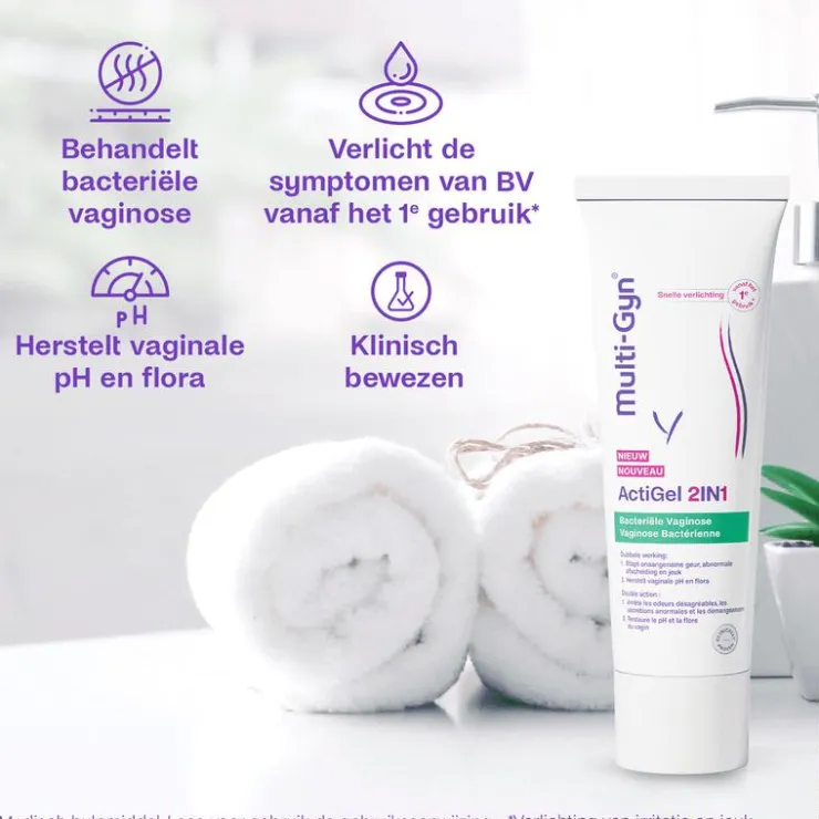 Multigyn Multi-Gyn ActiGel 2in1 bij bacteriële vaginose 50ml