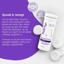 Multigyn Multi-gyn Bruistabletten Voor Vaginale Douchevloeistof