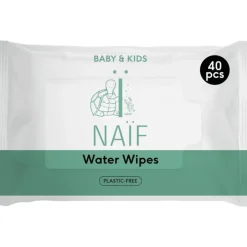 Naïf Naif plasticvrije waterdoekjes single pack 1x40