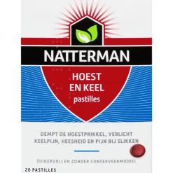 Natterman Hoest en Keel pastilles 20 stuks