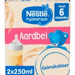 Nestle Nestlé Baby PyjamaPapje Aardbei 6+ 500 ml