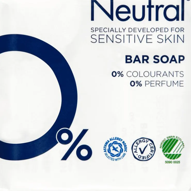 Neutral Parfumvrij Handzeepbar 2x100 GR