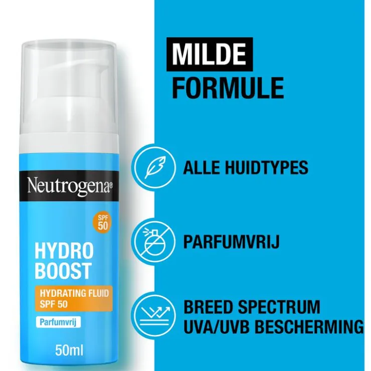 Neutrogena Hydro Boost Hydrating Fluid Dagcrème SPF50 Alle Huidtypen 50 ML