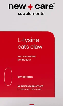 New Care NewCare L-Lysine Cats Claw Tabletten 60 stuks