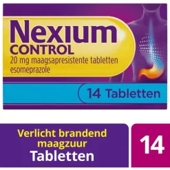 Nexium Control 14 Tabletten Voor brandend maagzuur