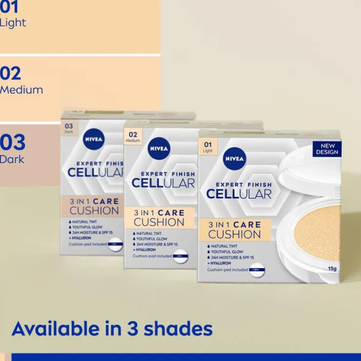 NIVEA Cellular 3-in-1 Cushion Medium 15 ML