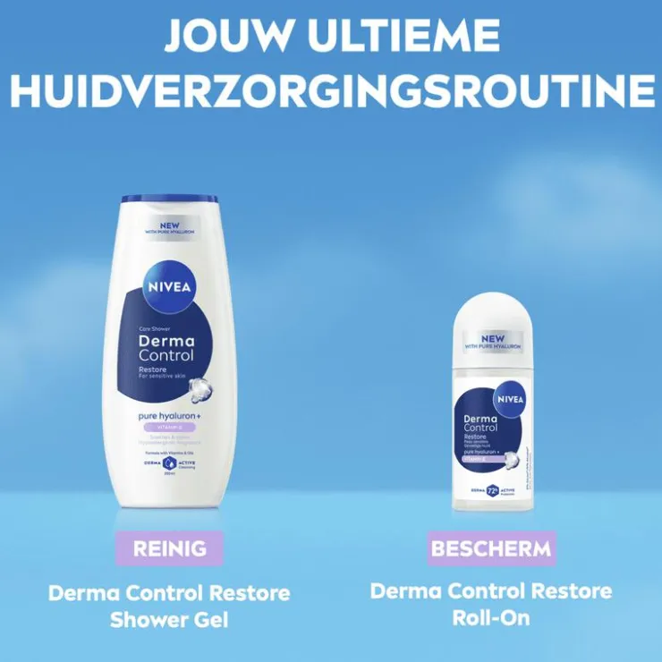 NIVEA Derma Control Restore Deodorant Roller 50 ML