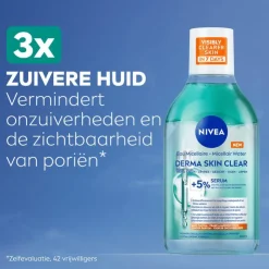 NIVEA Derma Skin Clear Serum Infused Micellair Water 400ML