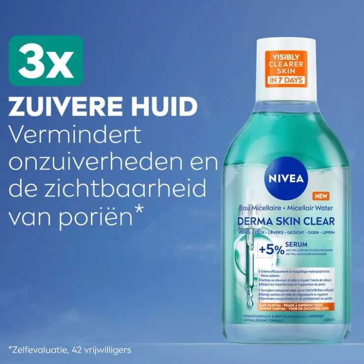 NIVEA Derma Skin Clear Serum Infused Micellair Water 400ML
