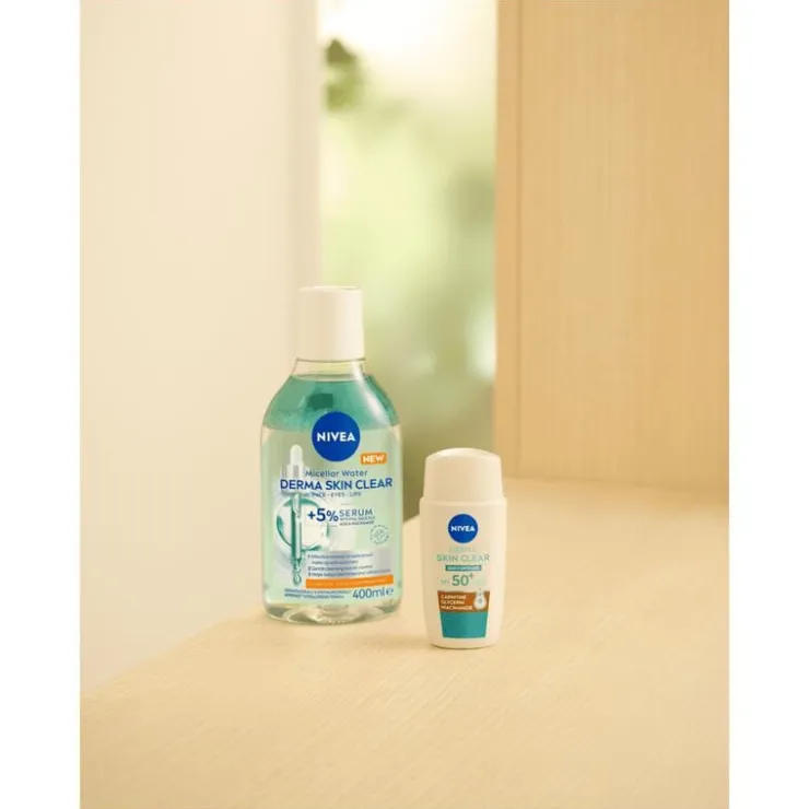 NIVEA Derma Skin Clear Serum Infused Micellair Water 400ML