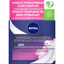 NIVEA Essentials +24h Voedende Nachtcrème 50 ML