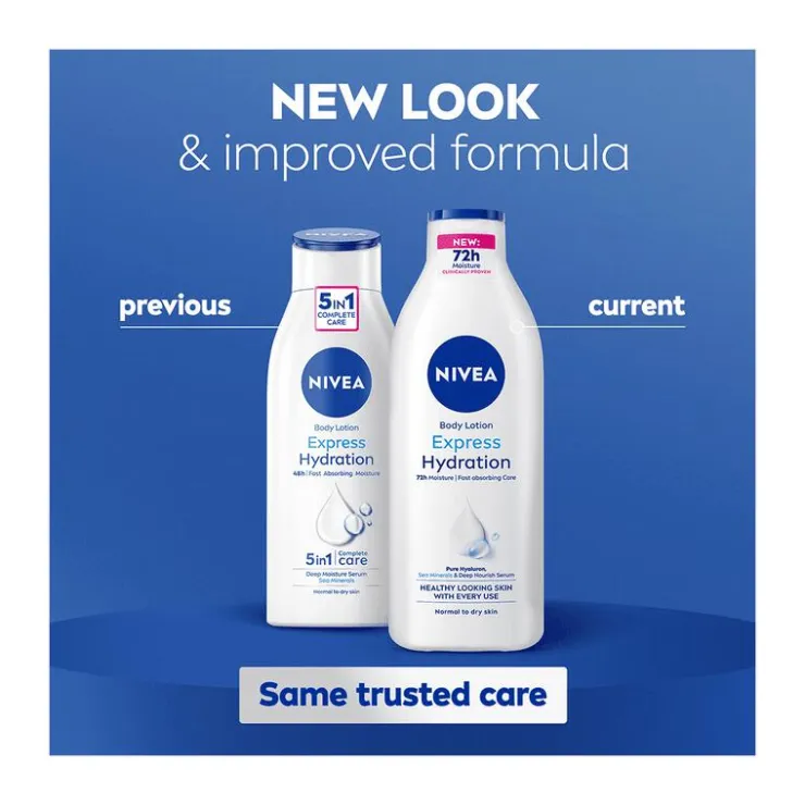 NIVEA Express Hydraterende Body Lotion 400 ML