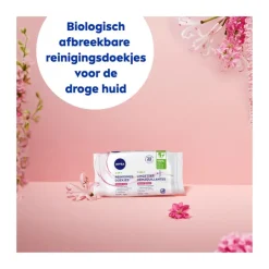 NIVEA 3-in-1 Reinigingsdoekjes Droge Huid 25 stuks