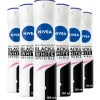 NIVEA Invisible Black & White Original Anti-Transpirant Deodorant Spray 150 ML Multipack 6 stuks