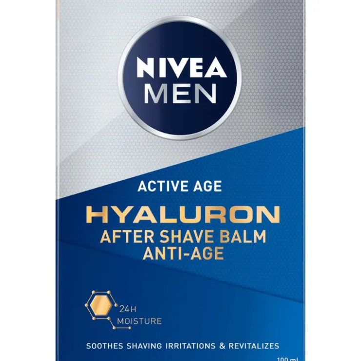Heren NIVEA MEN Active Age Hyaluron Aftershave Balsem Anti-Age 75 ML