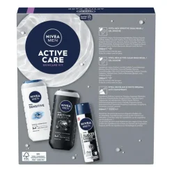 Heren NIVEA MEN Active Care cadeauset