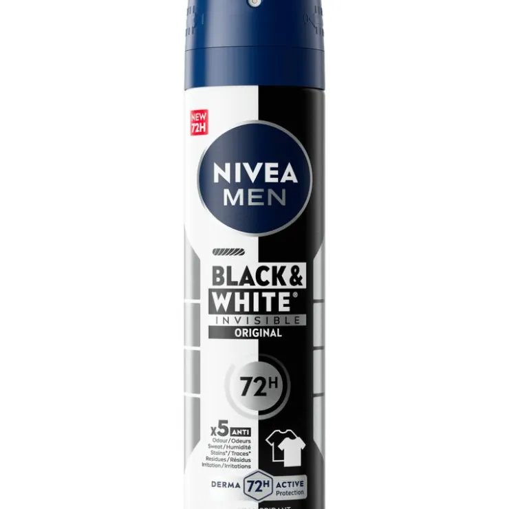 Heren NIVEA MEN Black & White Invisible Original Deodorant Spray 150 ML
