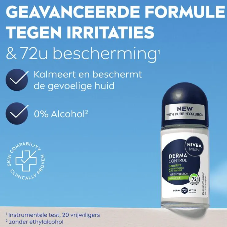 NIVEA MEN Derma Control Defend Deodorant Roller 50 ML