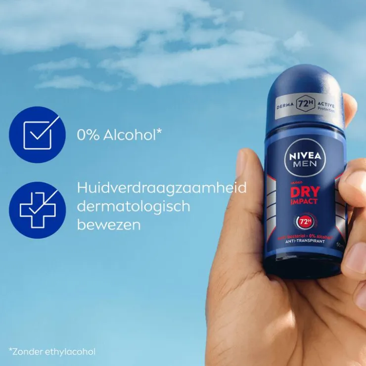 NIVEA MEN Dry Impact Deodorant Roller 50 ML