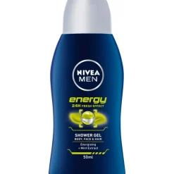 NIVEA MEN Energy Douchegel 3-in-1 Mini 50 ML
