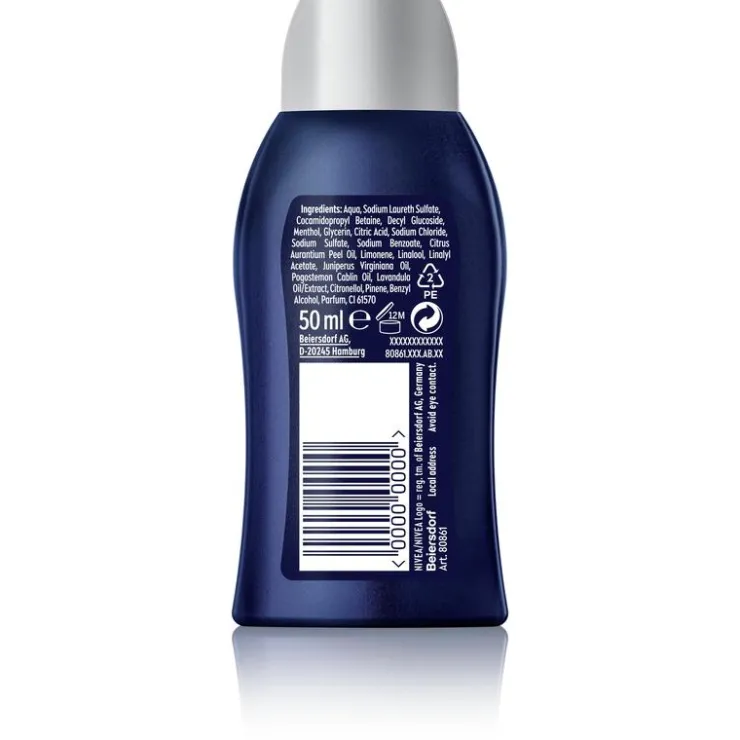 NIVEA MEN Energy Douchegel 3-in-1 Mini 50 ML
