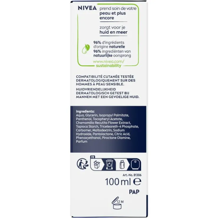 Heren NIVEA MEN Sensitive Aftershave Balsem 100 ML