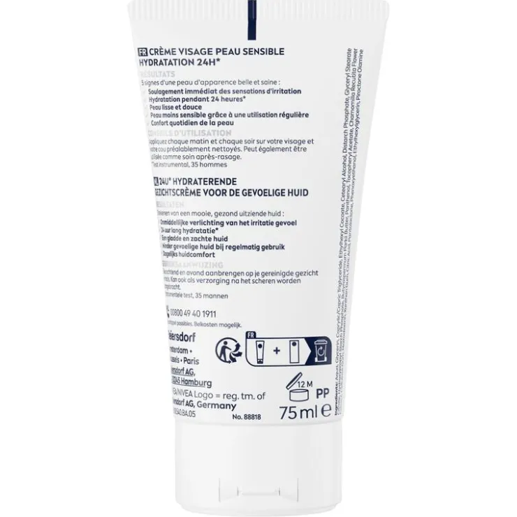 Heren NIVEA MEN Sensitive Gezichtscrème 75 ML
