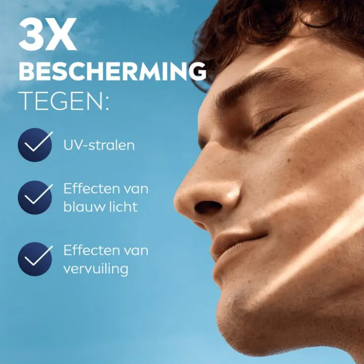 Heren NIVEA MEN Sensitive Triple Protect Moisturizer SPF30 50 ML