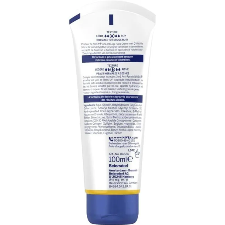 NIVEA Q10 3-in-1 Anti-Age Handcrème 100 ML