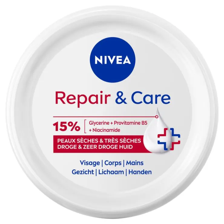 NIVEA Repair & Care Intensief Hydraterende Bodycrème 400 ML