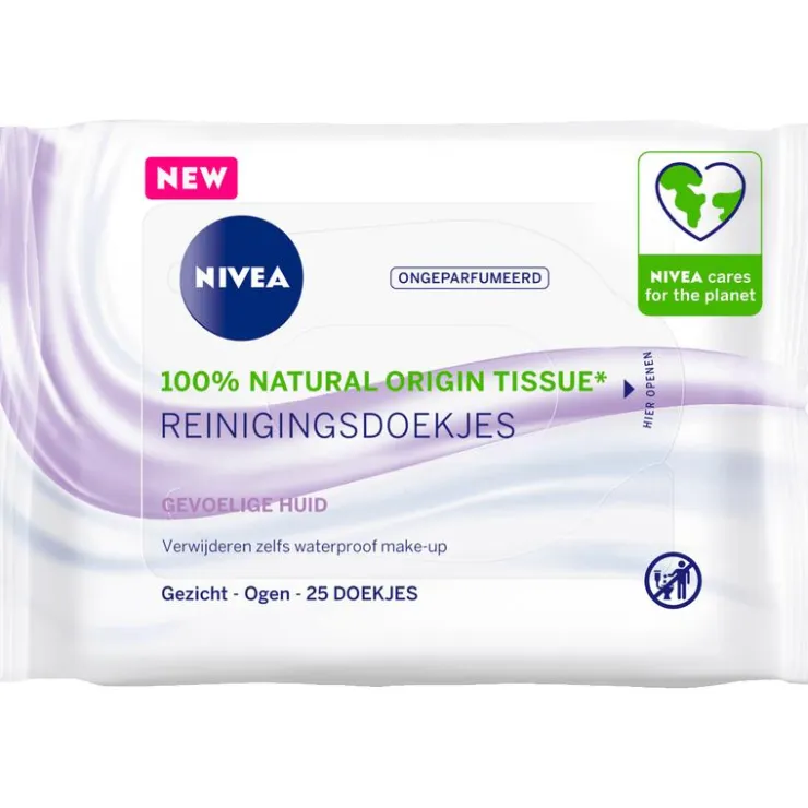 NIVEA Sensitive Reinigingsdoekjes 25 stuks
