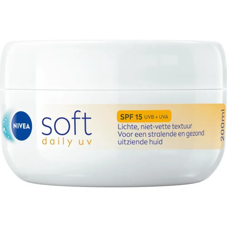 NIVEA Soft Daily UV Bodycrème SPF 15 200 ML