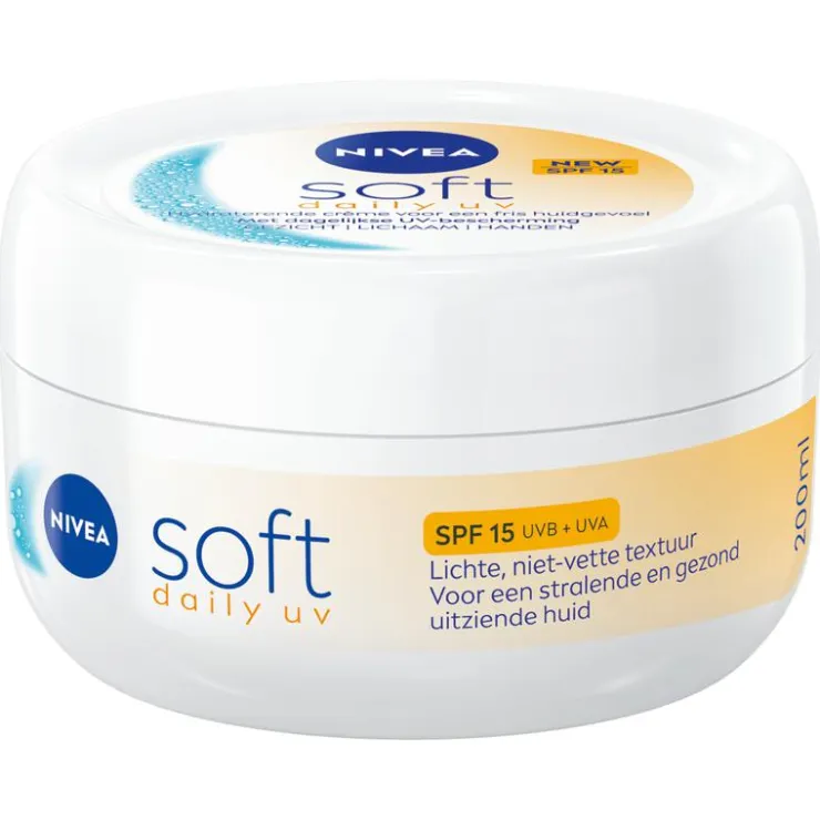 NIVEA Soft Daily UV Bodycrème SPF 15 200 ML