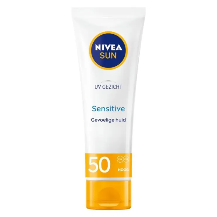 NIVEA SUN Gezichtszonnecrème Sensitive SPF50 50 ML