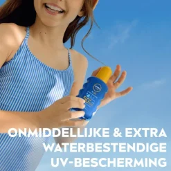 NIVEA SUN Kids Hydraterende Groen Gekleurde Zonnespray SPF50+ 200 ML
