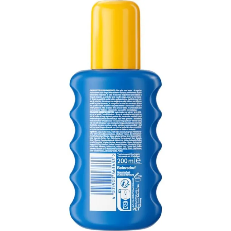 NIVEA SUN Zonnebrand Protect & Hydrate Zonnespray SPF50+ 200 ML