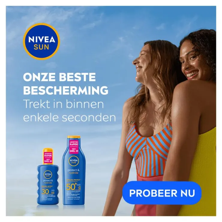 NIVEA SUN Zonnebrand Protect & Hydrate Zonnemelk SPF50+ 200 ML