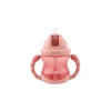 Nûby Nuby Flip-It Antilekbeker Handvaten Roze 12 Maanden