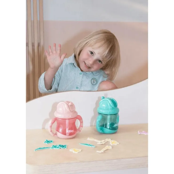 Nûby NUBY FLIP-IT ANTILEKBEKER HANDVATTEN 12 MAANDEN 240 ML