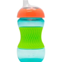 Nûby Nuby Mini Easy Grip Drinkbeker Siliconen Huls Groen 180 ML
