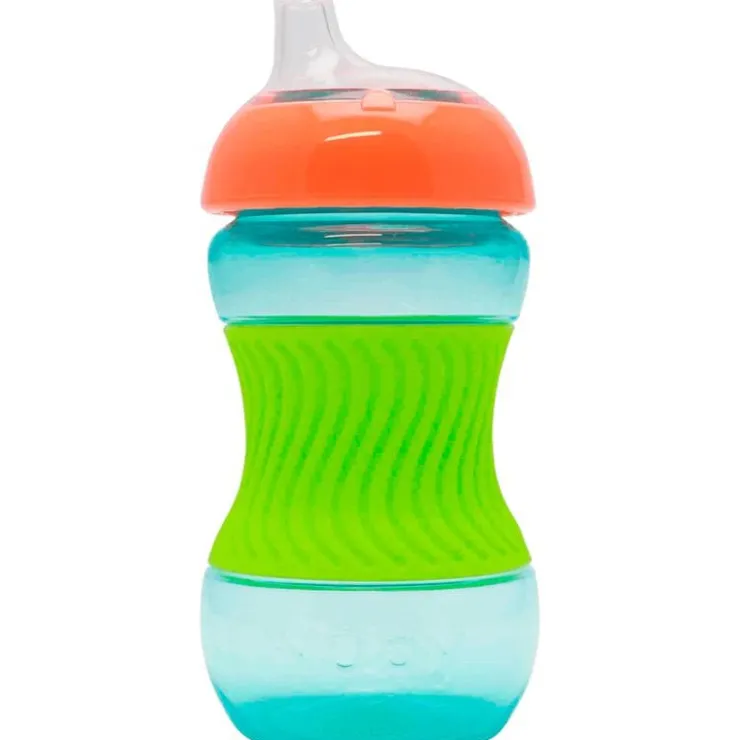 Nûby Nuby Mini Easy Grip Drinkbeker Siliconen Huls Groen 180 ML