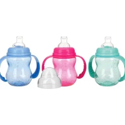 Nûby Nuby Oefenfles Uit Tritan Met Tuit Brede Hals 6M+