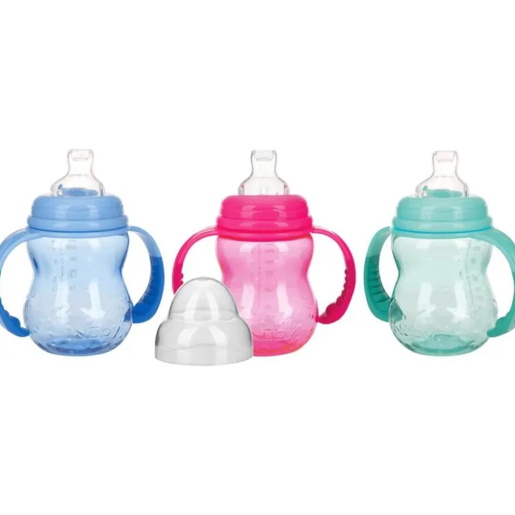 Nûby Nuby Oefenfles Uit Tritan Met Tuit Brede Hals 6M+