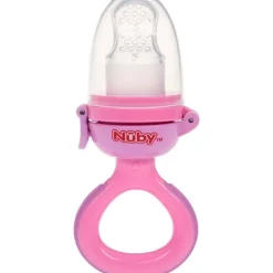 Nuby Siliconen Nibbler - 6m+ - Roze