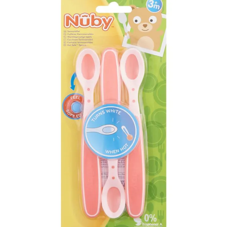 Nûby Nuby Warmtegevoelige Lepels Assorti 4+ Maanden