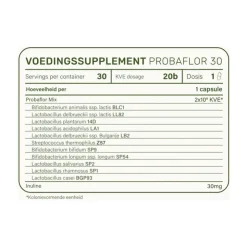 Nupure probaflor - Probiotica complex, hooggedoseerd met inulin, 30 capsules